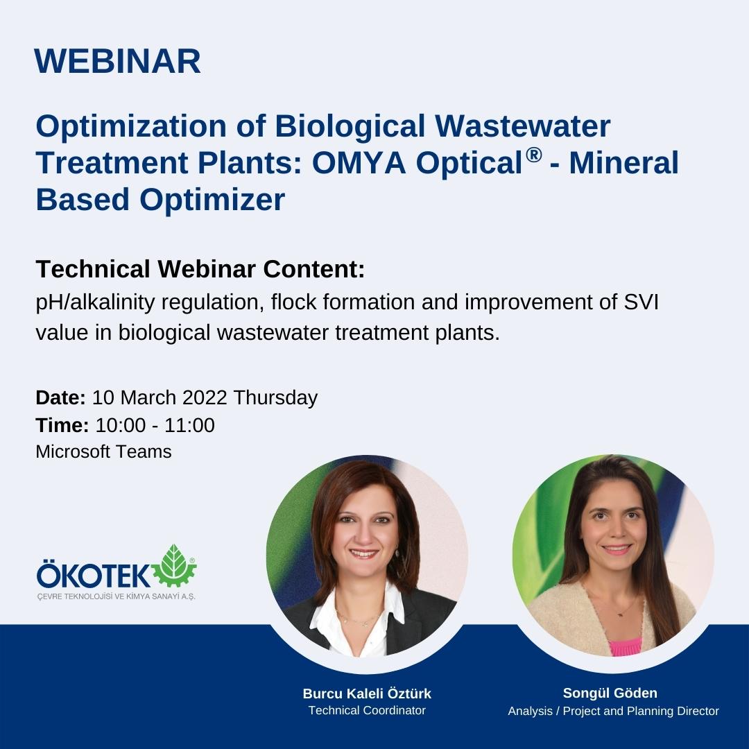 Optimization of Biological Wastewater Treatment Plants: OMYA Optical® - Mineral Based Optimizer