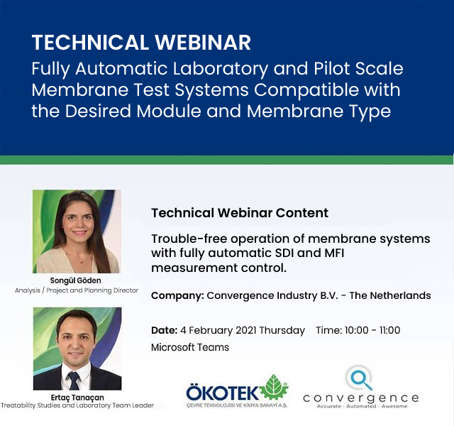 Fully Automatic Laboratory and Pilot Scale Membrane Test Systems Compatible with the Desired Module and Membrane Type / Webinar