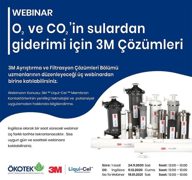 3M Solutions for O2 and CO2 removal from water - Webinar