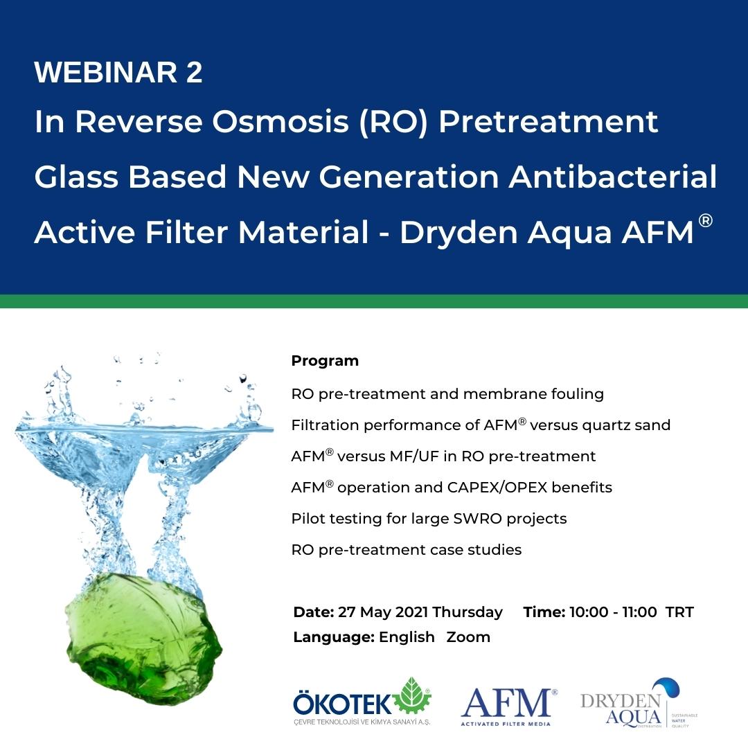 Webinar - 2 / AFM® in pre-treatment to Reverse Osmosis (RO)